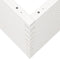 vidaXL - Plantenbak - 80x80x68,5 - cm - massief - grenenhout - wit