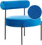 Fauteuil ALPHA Fluweel Marineblauw