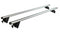 Green Valley Edge - Gesloten Dakrails 112 cm - Aluminium - Draagvermogen 100 kg - Zilver
