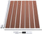 vidaXL - Schuttingpanelenset - 353x146 - cm - HKC - bruin