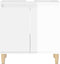 vidaXL - Wastafelkast - 58x33x60 - cm - bewerkt - hout - hoogglans - wit