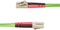 Startech.com 2m - Glasvezelkabel LC naar LC (UPC) - OM5 Multimode 50/125µm Duplex - Buigbestendig Groen