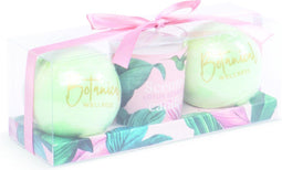 Botanical Wellness - Source Balance - Geschenkset - Badbruisballen - Kaars - Lotus Scented