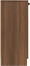 vidaXL - Dressoirs - 2 - st - 30x30x70 - cm - bewerkt - hout - wit