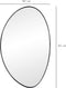 Atmooz - Mirror Stone | Set van 3 Wandspiegels - Metaal - Badkamer / Woonkamer - Hangend