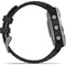 Garmin fēnix 6 Solar - Smartwatch - Zonne-energie - Zilver (Zwart)