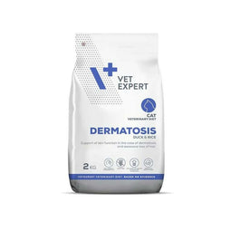 Kattenvoer VETEXPERT Dermatosis Cat Duck & Rice Eend 2 Kg