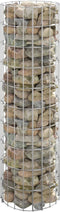vidaXL - Gabion - paal - rond - Ø100x50 - cm - gegalvaniseerd - staal