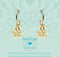 Heart to Get - Oorringen - 925 Sterling Zilver Goudkleurig Bohemian Ster