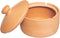 Atmosphera Asbak met stijlvolle deksel - Terracotta - D13 cm - steenrood - voor binnen/balkon/serre
