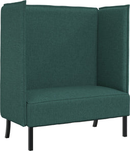 vidaXL - Hoge - Rug - Bank - Donkergroen - 109x56x121 - cm - Stof