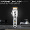 Sansbeauté Barber Edition PRO - Professionele Draadloze Tondeuse - 10 opzetkammen - Waterproof - Zilver