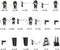 Raaco Super Clip Set - 53 stuks - Accessoires voor Super Clip Gereedschapsborden - Zwart
