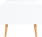 vidaXL - Salontafel - 100x49,5x43 - cm - bewerkt - hout - wit