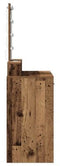 vidaXL - Kaptafel - met - LED - Verlichting - - - Vintage - Hout, - 100x41x140 - cm