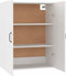 vidaXL - Hangkast - 69,5x34x90 - cm - bewerkt - hout - wit
