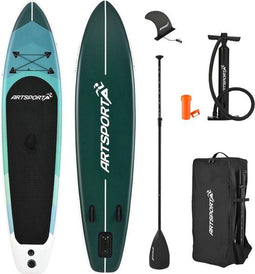 Opblaasbaar SUP Board - Blue Wave - Incl. toebehoren