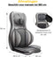 CALMENTA® Shiatsu Massagestoel - Elektrisch Massagekussen - Rug- en Nekmassage - Warmtefunctie - Vibratie
