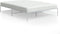 vidaXL - Bedframe - metaal - wit - 140x190 - cm