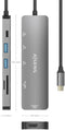 Aisens ASUC-6P016-GR - Dockingstation - 2x USB 3.2 Gen1 type-A 1x USB 3.2 Gen1 type-C - Grijs