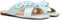 Guess Sameya - Dames Slippers - Gekruiste banden - Lichtblauw