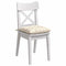 Zitkussens 4 pcs Creme 40 x 40 x 6 cm Katoen Stof