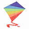 Vlieger met regenboogkleuren 87 x 81 cm - Rood