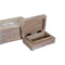 Set decoratieve dozen DKD Home Decor Olifant 18 x 13 x 8 cm Wit Mangohout (2 Stuks)