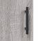 vidaXL - Dressoir - 69,5x34x90 - cm - bewerkt - hout - grijs - sonoma - eikenkleurig