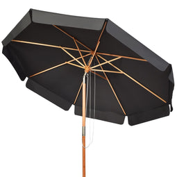 Coast Terrasparasol - Ø3m - 8 Stokken - Grijs