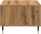 vidaXL - Salontafel - 60x50x36,5 - cm - bewerkt - hout - artisanaal - eikenkleur