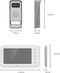 Avidsen Elia intercom met camera - bedraad - max 100 meter
