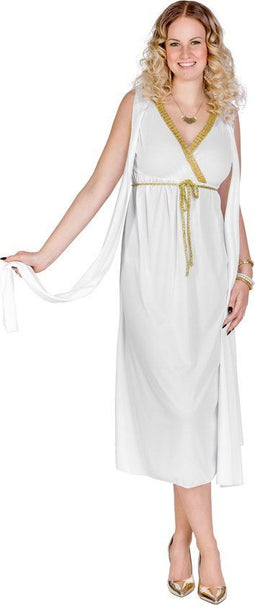dressforfun - Griekse schoonheid Penelope - vrouwenkostuum - XXL - gouden accenten