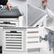 SoBuy FSR23-II-W - Entreebank - Opbergruimte voor 4 paar schoenen - Wit