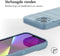 imoshion Hoesje - Geschikt voor iPhone 14 - EasyGrip Backcover - Lichtblauw