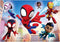Clementoni - Puzzel - 2x60 Stukjes - Spidey en Zijn Geweldige Vrienden - Kinderen