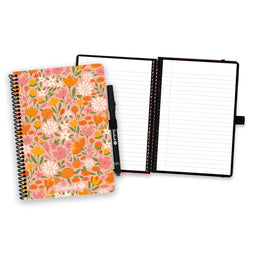 Bambook Floral - Uitwisbaar notitieboek - A5 - 20 vellen - Inclusief 1 stift