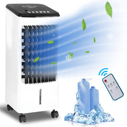 Emerio Airco - Mobiele Airco - 3 speed settings - Mobiele Airco zonder Afvoer - Airco - Ventilator - Mobiele Airco voor Slaapkamer-AC-123282