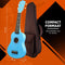 Finesse Ukelele - Starterset - 21 inch - 4 snaren - Blauw