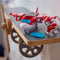 PAW Patrol - Luchtredding - Marshall reddingsvliegtuig met speelfiguur, projectielwerper en 2 projectielen