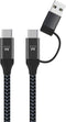 Ewent EW9918 USB-kabel USB 3.2 Gen 1 (3.1 Gen 1) 1 m USB C Zwart