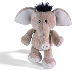 Nici olifant pluche knuffel - grijs - 25 cm