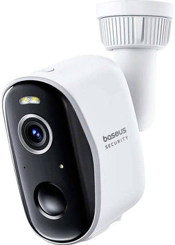 Baseus N1 Plus - Draadloze Beveiligingscamera - 2K Nachtzicht - Wit