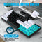 HXSJ V900 - Bedrade Gaming Toetsenbord - Mechanisch - RGB - Blue Switch - 61 Keys - Zwart wit