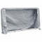 vidaXL - Haardhoutrek - met - regenhoes - 250x25x150 - cm - gegalvaniseerd - staal