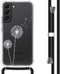 iMoshion Hoesje Geschikt voor Samsung Galaxy S22 Plus Hoesje Met Koord - iMoshion Design Hoesje met Koord - Transparant / Dandelion