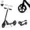 Lionelo Luca - Opvouwbare Scooter Step - Aluminium frame - Zwart