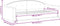 vidaXL - Slaapbank - 90x200 - cm - stof - zwart