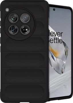imoshion Hoesje - Geschikt voor OnePlus 12 - EasyGrip Backcover - Zwart