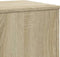 vidaXL - Plantenstandaards - 2 - st - 33x33x100 - cm - bewerkt - hout - sonoma - eiken